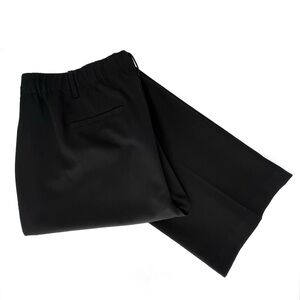 J.Jill Black Trousers Size 16 Straight Leg Pants Zippered Pockets jjill New NWT